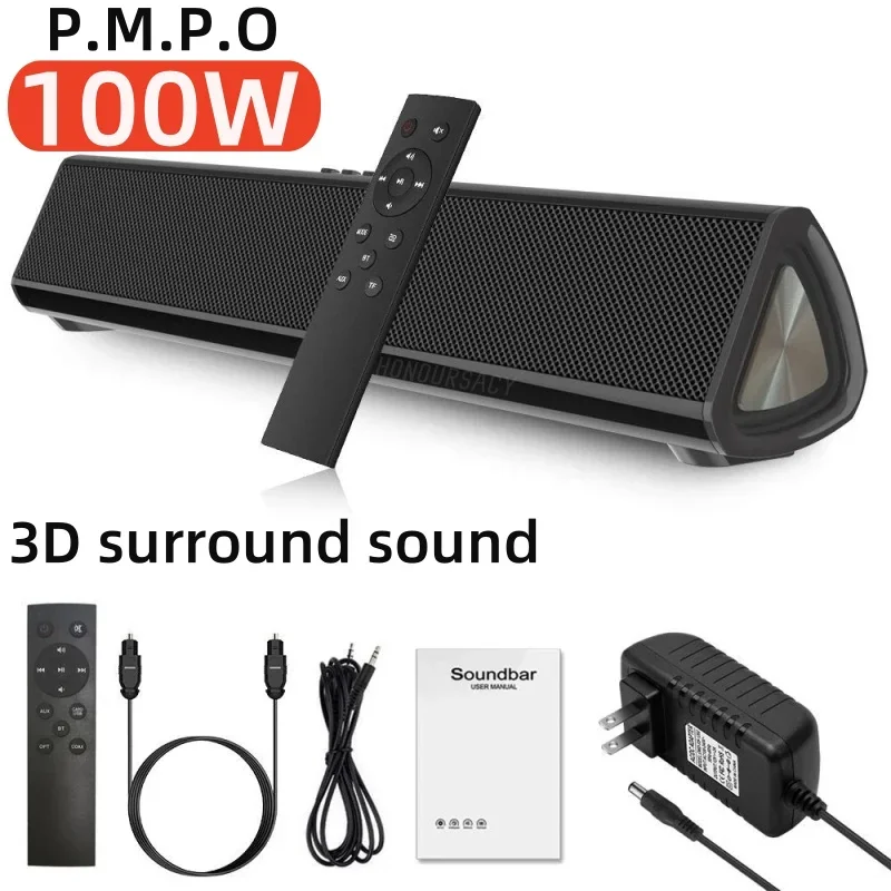 

Высокомощная компьютерная ТВ версия Soundmaster 80 Вт Bluetooth колонка с внешним источником питания 3D стерео Bluetooth Колонка USB/AUX