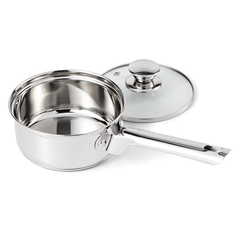 Mainstays Stainless Steel 3-Quart Saucepan with Straining Lid - Yahoo  Shopping