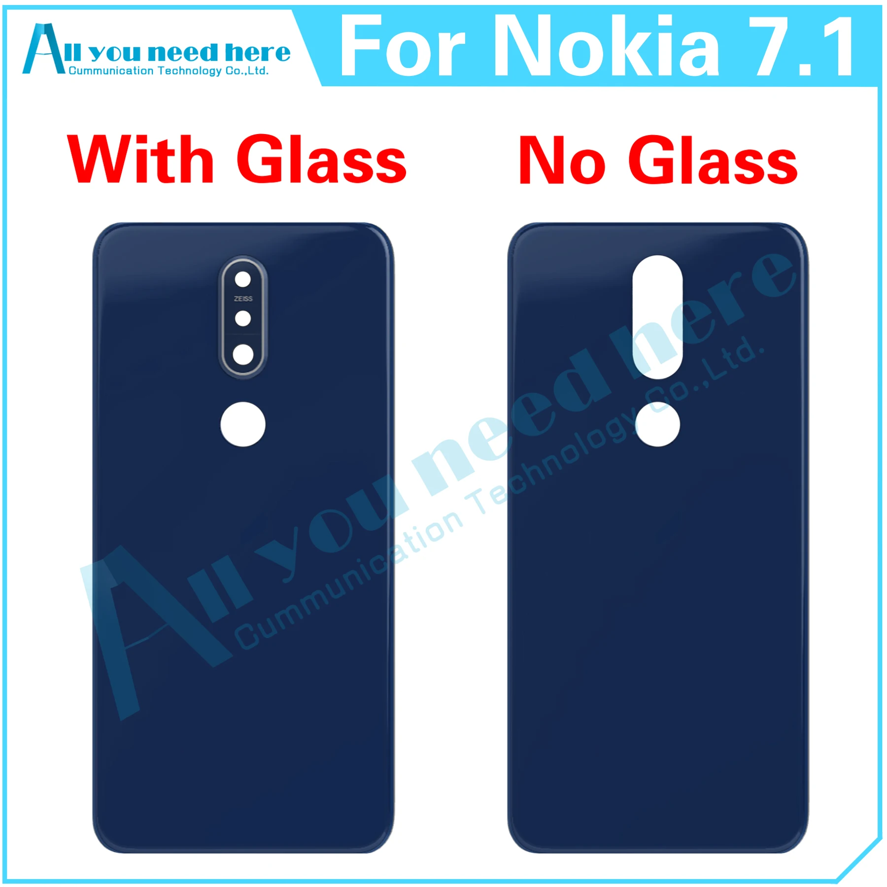 Per Nokia 7.1 Ta-1100 Ta-1097 Ta-1085 Ta-1095 Ta-1096 Coperchio Posteriore Custodia Per Porta Coperchio Posteriore Coperchio Batteria