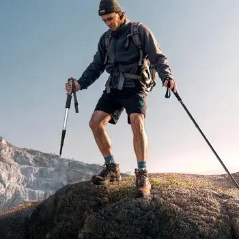 Trekking Walking Sticks For Seniors Women Men Hiking Pole Trekking Pole With Straight Handle Lightweight And Durable Walking 3