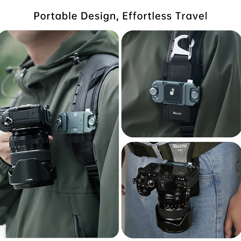 XILETU XQD1 Camera Capture Clip Arca Swiss Quick Release Plate Clamp Quick Switch Tripod Slider Mount Adapter camera clamp camera tripod plate camera base plate camera tripod adapter tripod adapter mount camera mount plate rifle clip adapter
