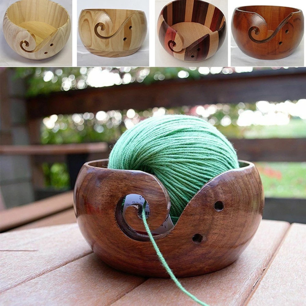 Wooden Crochet Box Bag