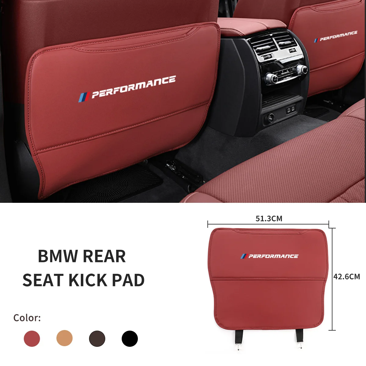 Car Rear Seat Back Anti Kick Pad Accessory for Bmw Series 3 5 7 G30 G20 G28 G32 G11 G12 G01 G02 G08 F48 F30 F31 F25 F26 X1X2X3X4