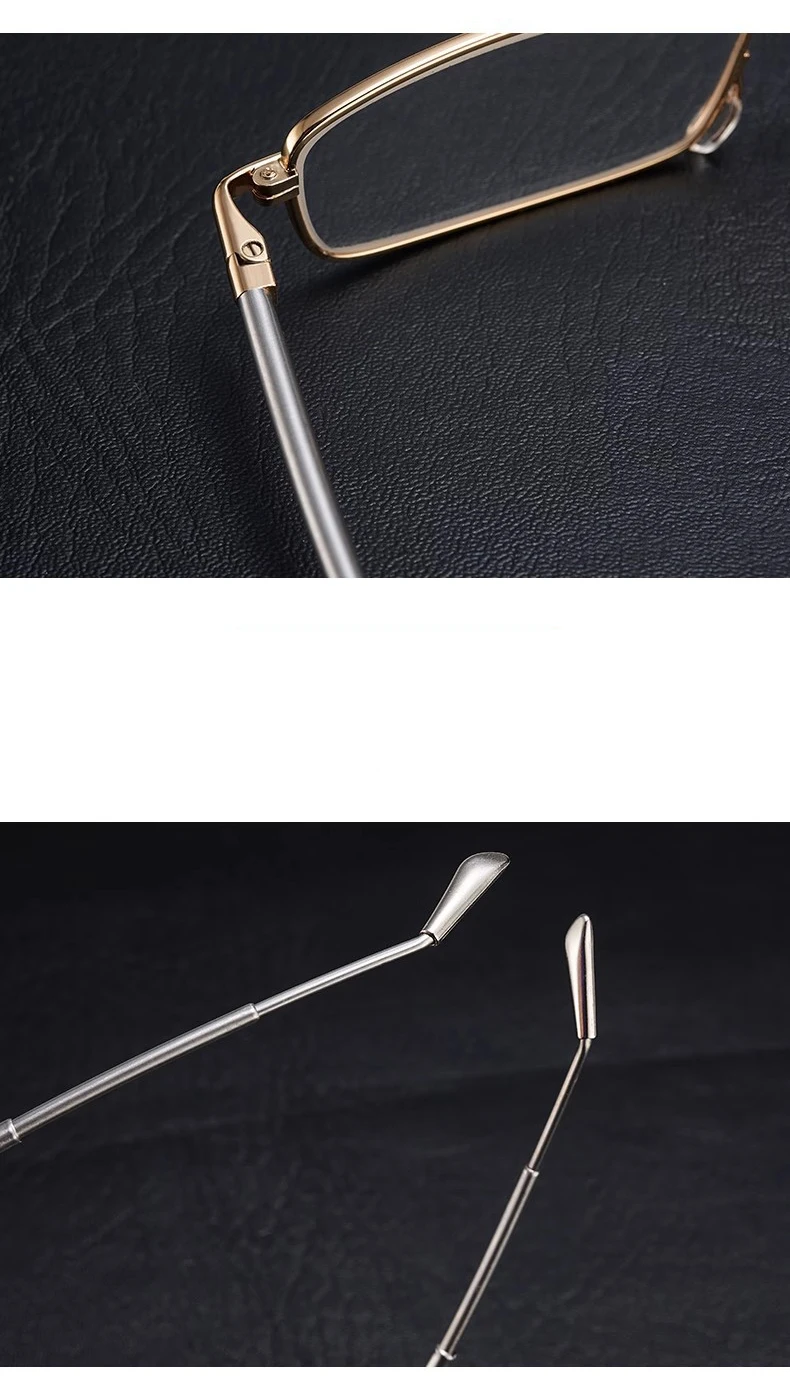 Neue Herren-Lesebrille, modisch, hochauflösend, ultraleicht, praktisch, faltbar, Retro-Vintage-Lesebrille 812 – Detail 5