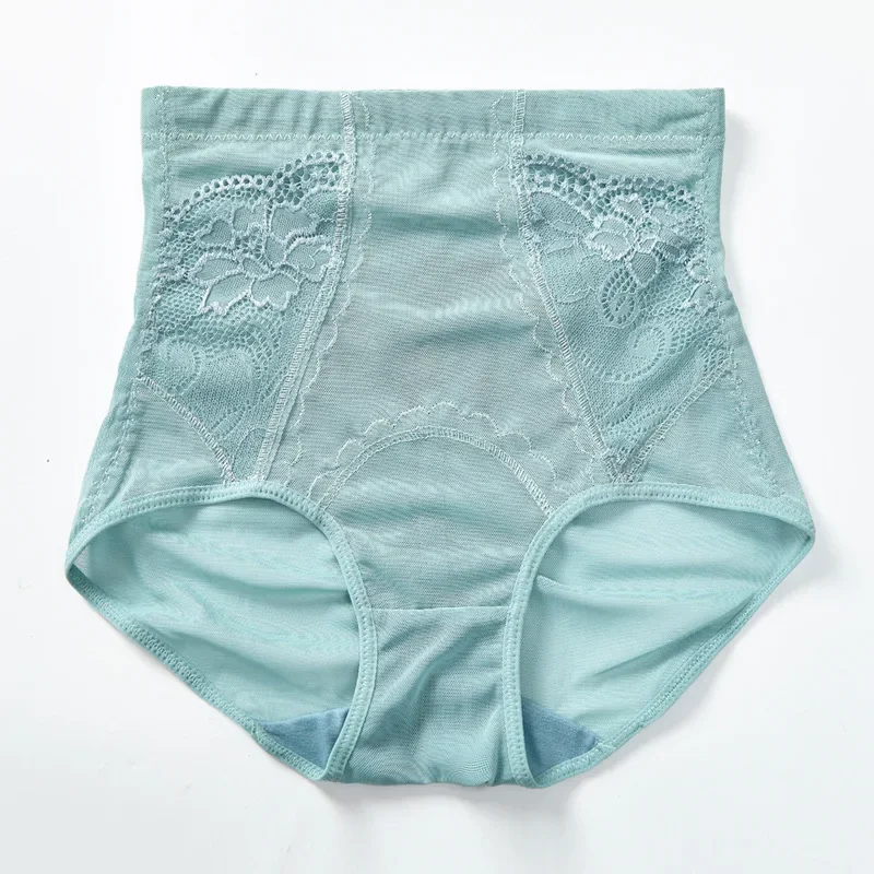 Shapewear Panties Women High Waist Body Shaper Slimming Butt Lifter Shapewear Solid Color Breathable Lace Underwear Tummy Control Panties Hip Pads shapewear panties