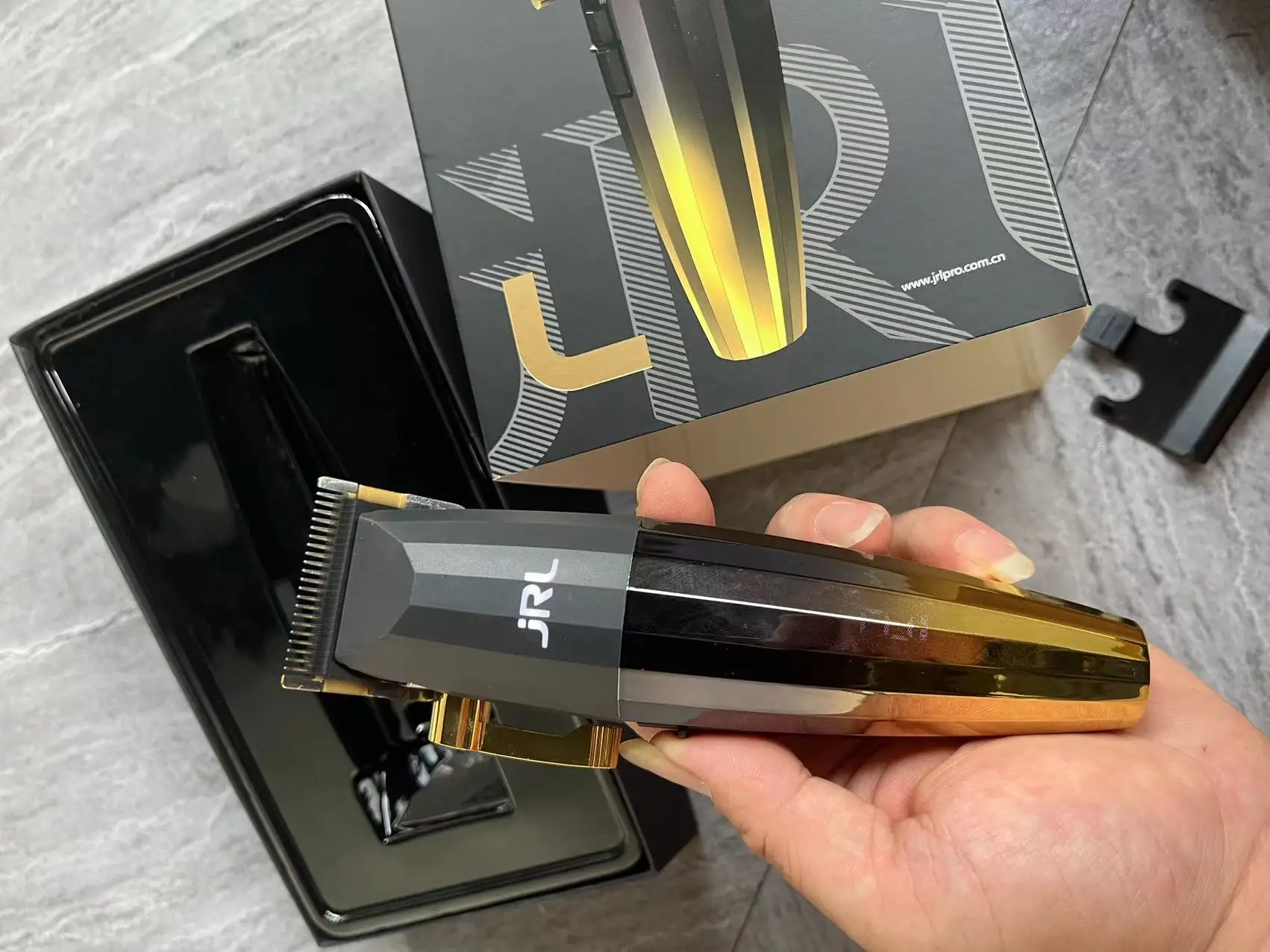 Original JRL Clipper JRL 2020c 2020t Professional Hair Clipper Men's Oil Head Trimmer Cordless Electric Push Shear Hairdresser