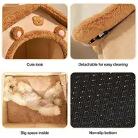 Thickened Pet Warm House Cat And Dog House Winter Warm Universal For All Seasons Detachable And Washable Cute New Comfortable 6