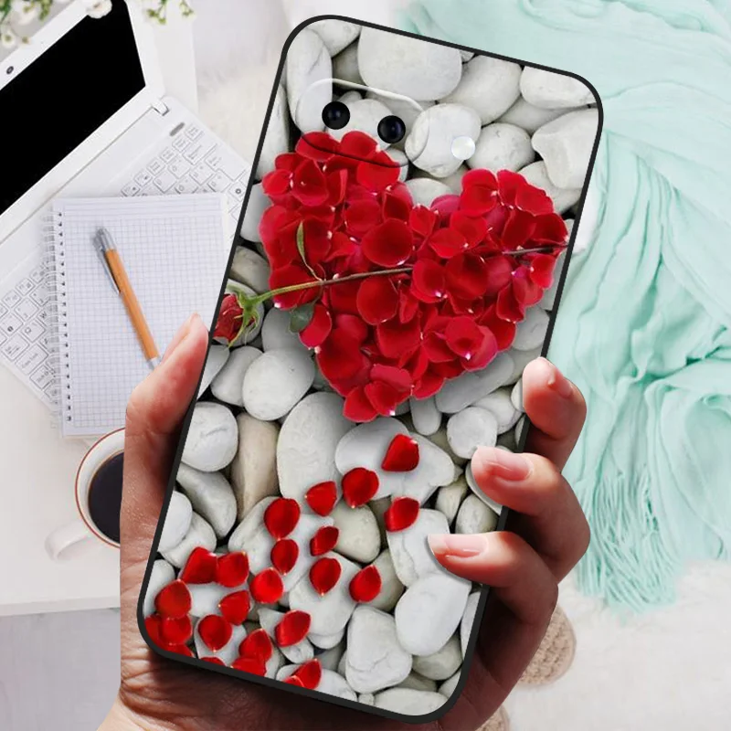 Cartoon Silicone Back Cover Phone Case - Soft Bumper Coque