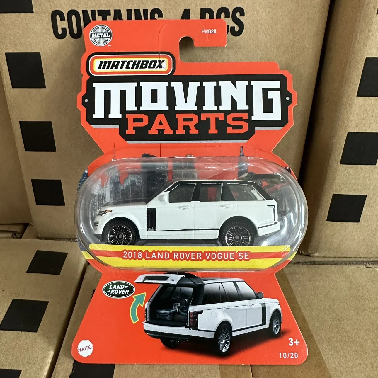 Mattel Matchbox 시뮬레이션 도시 자동차 수집기 시리즈, FWD28 이동식 문짝 오프닝 활동 차량 장난감, 어린이 선물