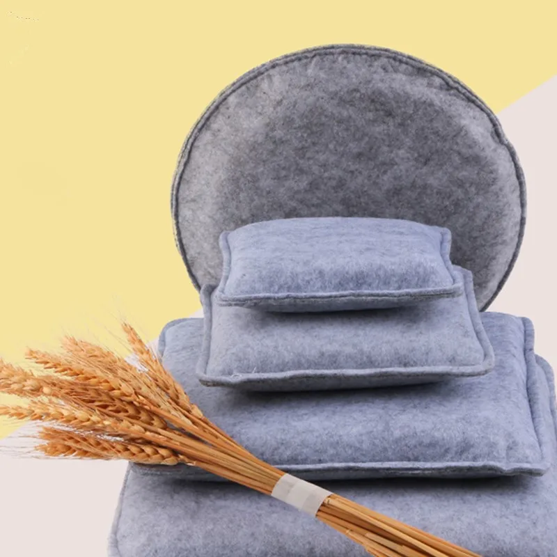 Thickened Wool Felt Pad Wool Felt Workplace Mat DIY Poked Felting Tool Multiple Sizes Sewing Mat Handmade Craft Home Accessories
