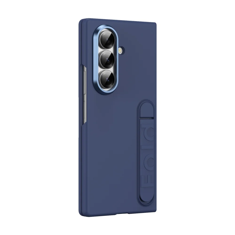 Original Folding Phone Case with Stand Cover and Tempered Glass: Durable PC Grip Design