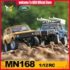 MN MODELl New MN168 NEW 1/12 Rc Car 4WD Remote Controlled Crawler Car Off Road Vehicle Full Proportion Climbing Car Toys Gift 1