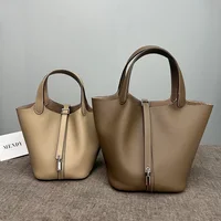 MENDY femmes sacs sacs à main sac seau 18/22 grand petit sac fourre-tout de mode en cuir véritable de luxe qualité Designers dame sacs à main sac à main luxe nouveautés sacs à main sac fourre tout pochette soirée femme 2