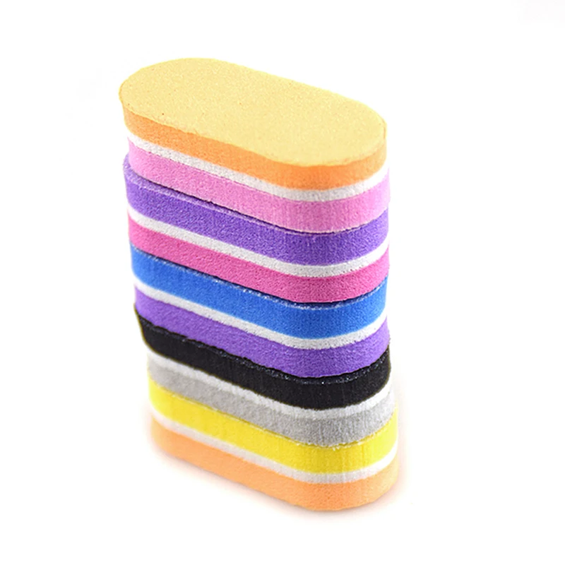 Description Picture 4 of item50 Pcs Mini Nail Files Block 100/180 Grit Sponge Buffers for Acrylic Nails Buffing Block Double Sided DIY Salon Manicure Tools