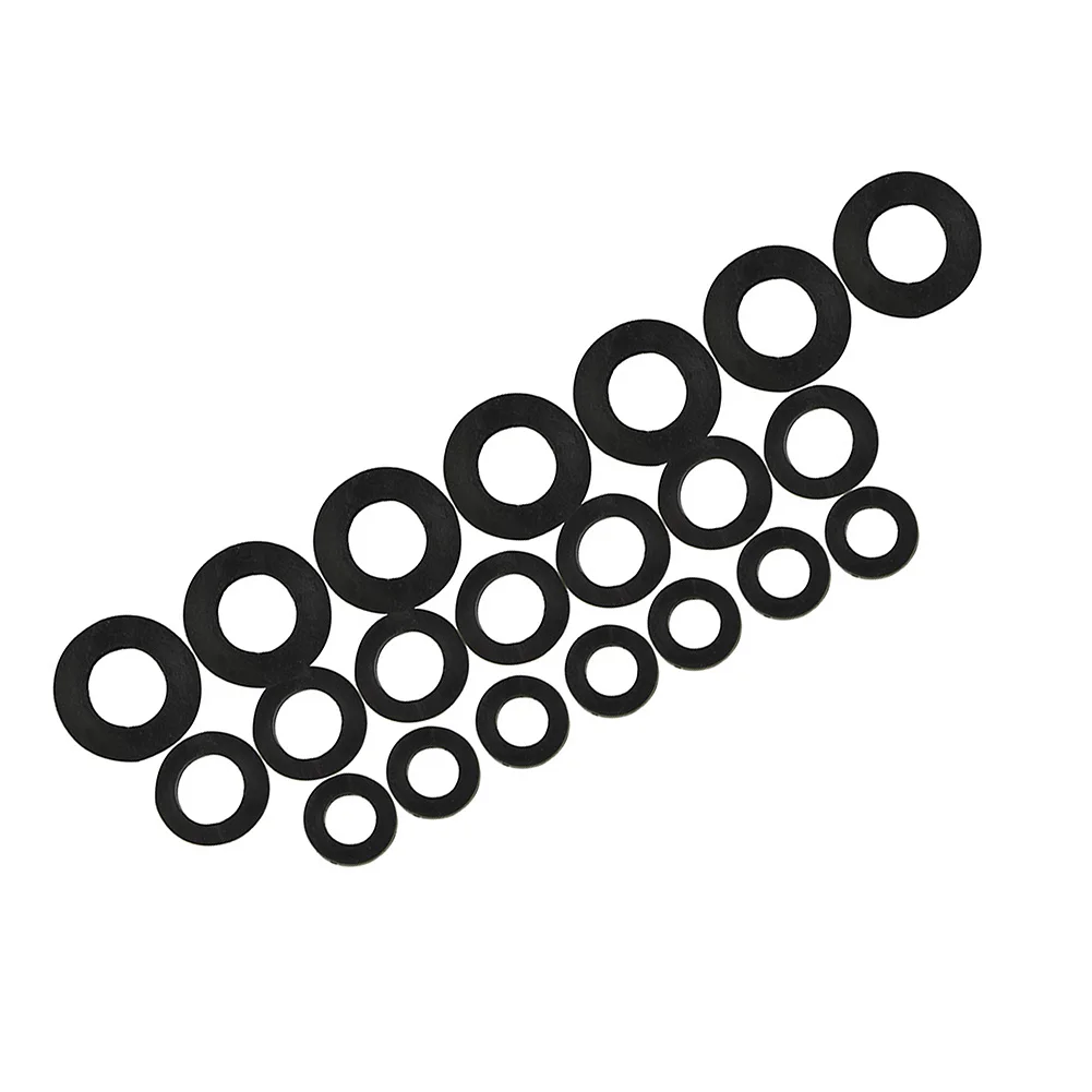 

Rubber Assorted Tap Washers 3/8\" 1/2\" 3/4\" 3/8\\\" 1/2\\\" 3/4\\\" Bath Sink Basin Shower Gasket Leak-Proof Sealing Ring New
