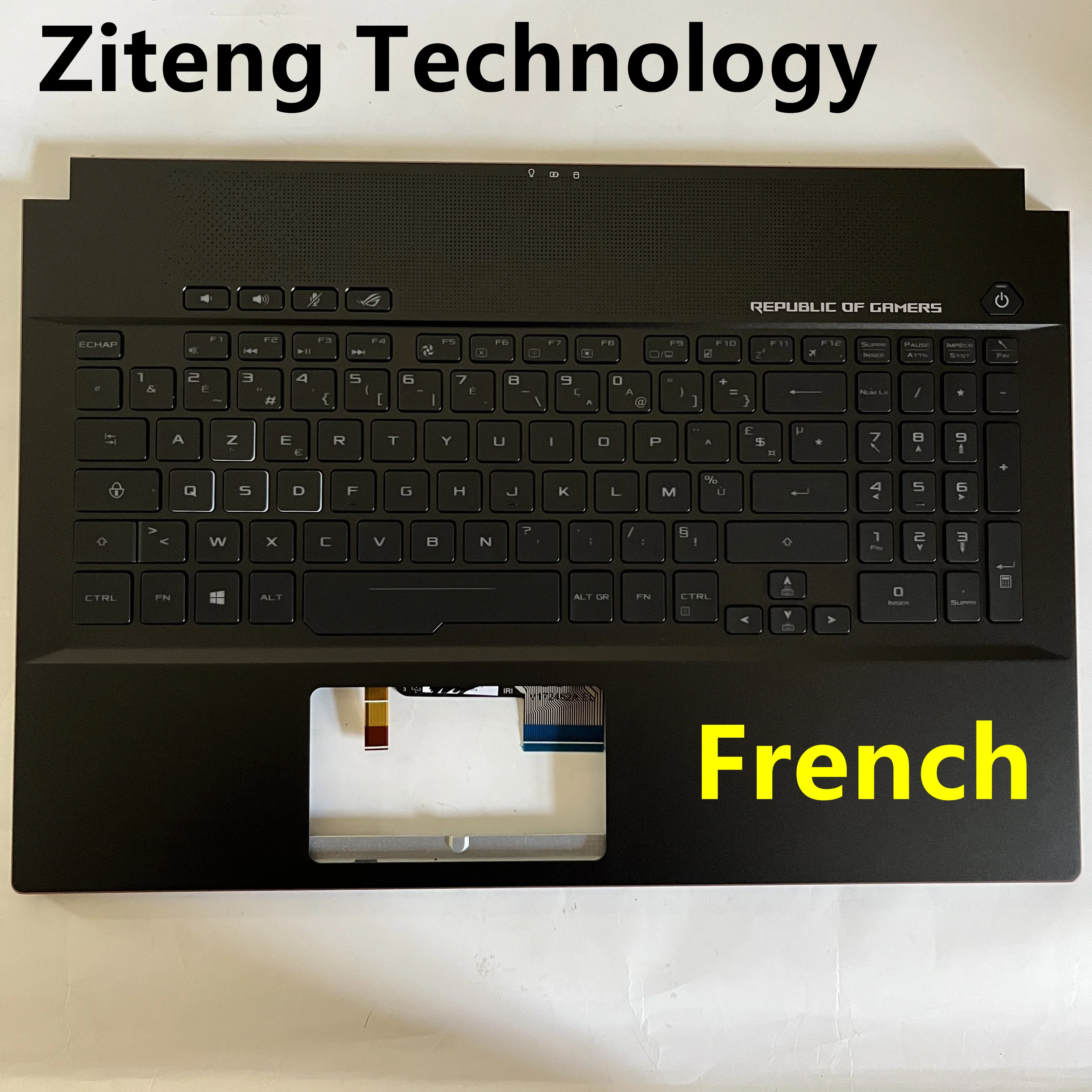 Brand new French Turkish keyboard for Asus ROG Zephyrus GM501 GM501GM GM501GSbacklit keyboard c cover