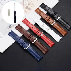 Elegant Soft Leather Watch Strap - Universal Luxury Accessory, Perfect Gift Choice - 22mm (Black)
