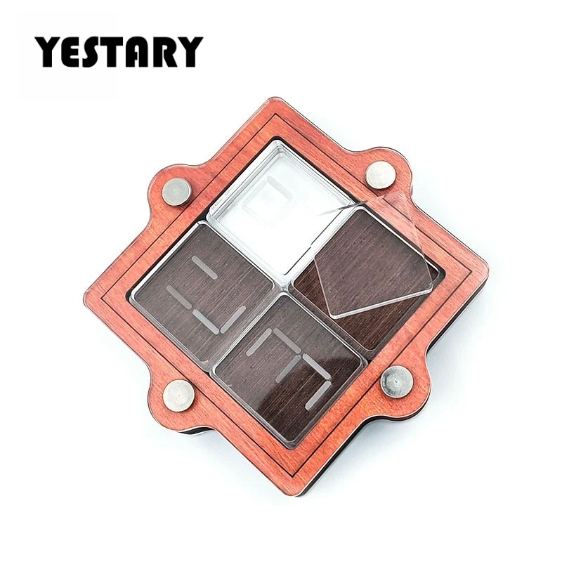 

YESTARY Brain Teaser 3D Wooden Puzzle Games Toys For Adult Board Game Impossible Puzzles Educationals Toy For Childrens Presents