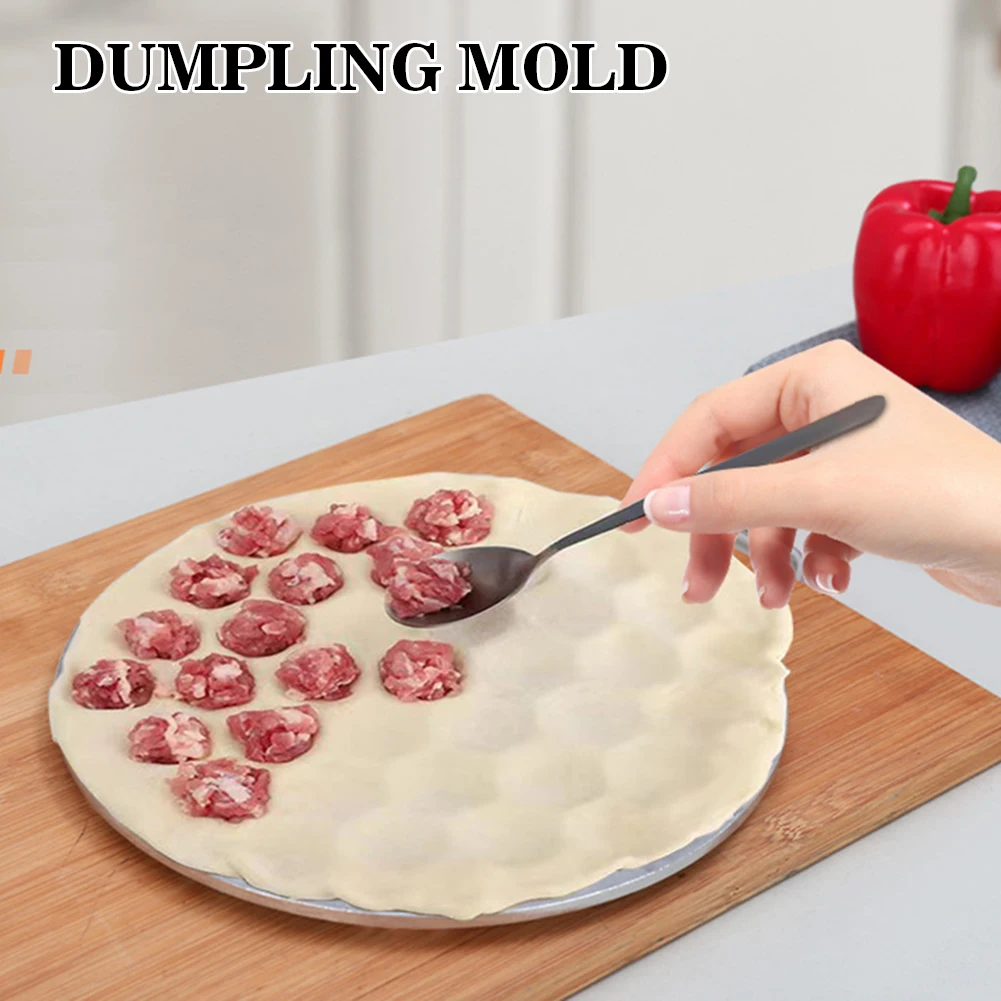 37 Holes Ravioli Maker Dumplings Mold Aluminum Alloy Pasta Metal Dumplings Make Mold Cooking Kitchen Ravioli Cutter Tools