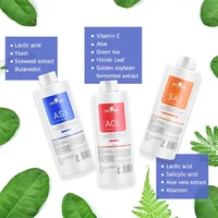 Sérum de Soins du Visage AS1 SA2 AO3, Solution Aqua Peel pour Machine Faciale, Livres Profonds, Kit de 3 Sérums, 400ml 3