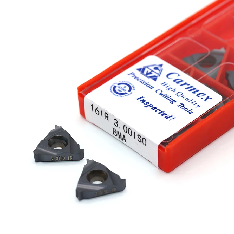 

10Pcs Inserts 16ER 1.5TR 2.0TR 2.5TR 3TR BMA Threaded Carbide Inserts CNC Internal Thread Blade Lathe Tool Machining Steel