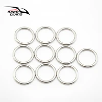 KEEP DIVING 10 PCS 20MM 316 Stainless Steel Welded Durable Round O Rings BCD Accessories Diving Equipment 1