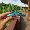 1pcs Multi Jointed Crankbaits Fishing Lures Jerkbait Minnow Wobblers For Pike Fish Trolling Bass Artificial Bait Hard Swimbait 6