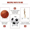 1 Pcs Acrylic Ball Holder Basketball Display Holder Ball Rack Support Base Rugby Display Stand Football Bowling Storage 2