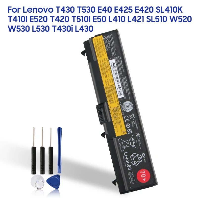 High-Quality Replacement Battery For Lenovo E50 E520 T430 T530 E40 SL510 W520 W530 L530 T430i L430 SL410K T410 L421 SL510 T510I