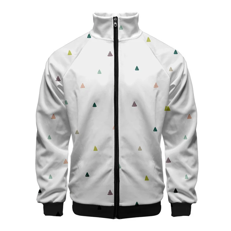thumbnail image 1 of Chaqueta con estampado geométrico 3D para hombre, abrigo deportivo callejero de gran tamaño, estilo Harajuku, para primavera y otoño, chaquetas con cremallera, ropa para hombre, 1 of 5