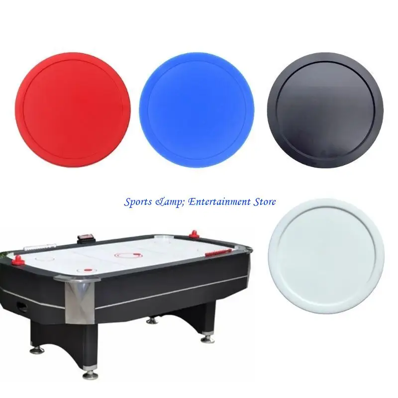 G7NF 5 Stück Home Air Hockey Ersatz-Pucks, runde, schwere Hockey-Tisch-Pucks – Detail 8