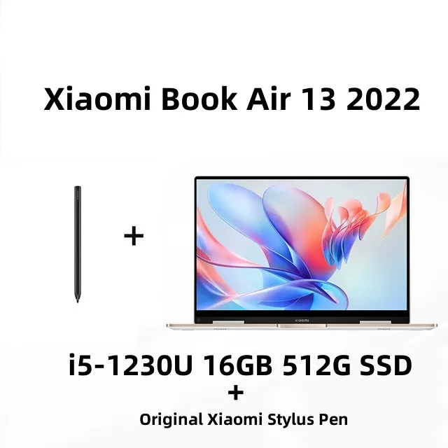 New Xiaomi Book Air 13 2022 Laptop Intel I7-1250u/ I5-1230u 16gb 512g Ssd  13.3" 2.8k Oled 360° Flip Thouch Screen Mi Notebook - Laptops - AliExpress