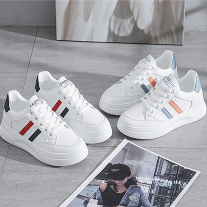 

New Women Fashion Sneakers Platform Shoes Woman Trainers Shoes Flats Ladies Sneakers Running Shoes Female Casual Loafers Shoes