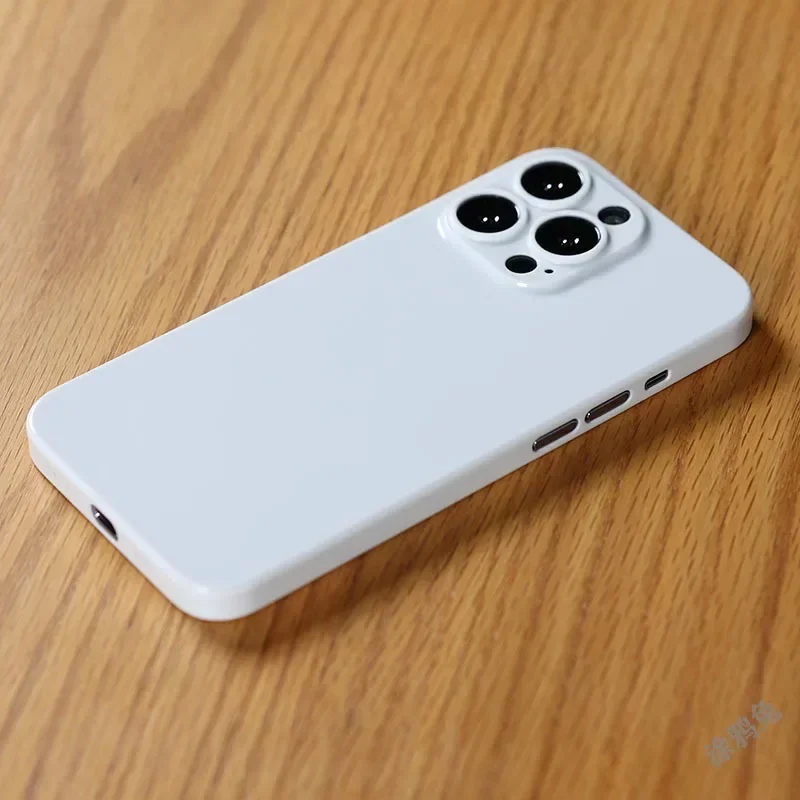 Sleek Matte Slim Clear Shockproof Phone Case - Ultra Thin Design