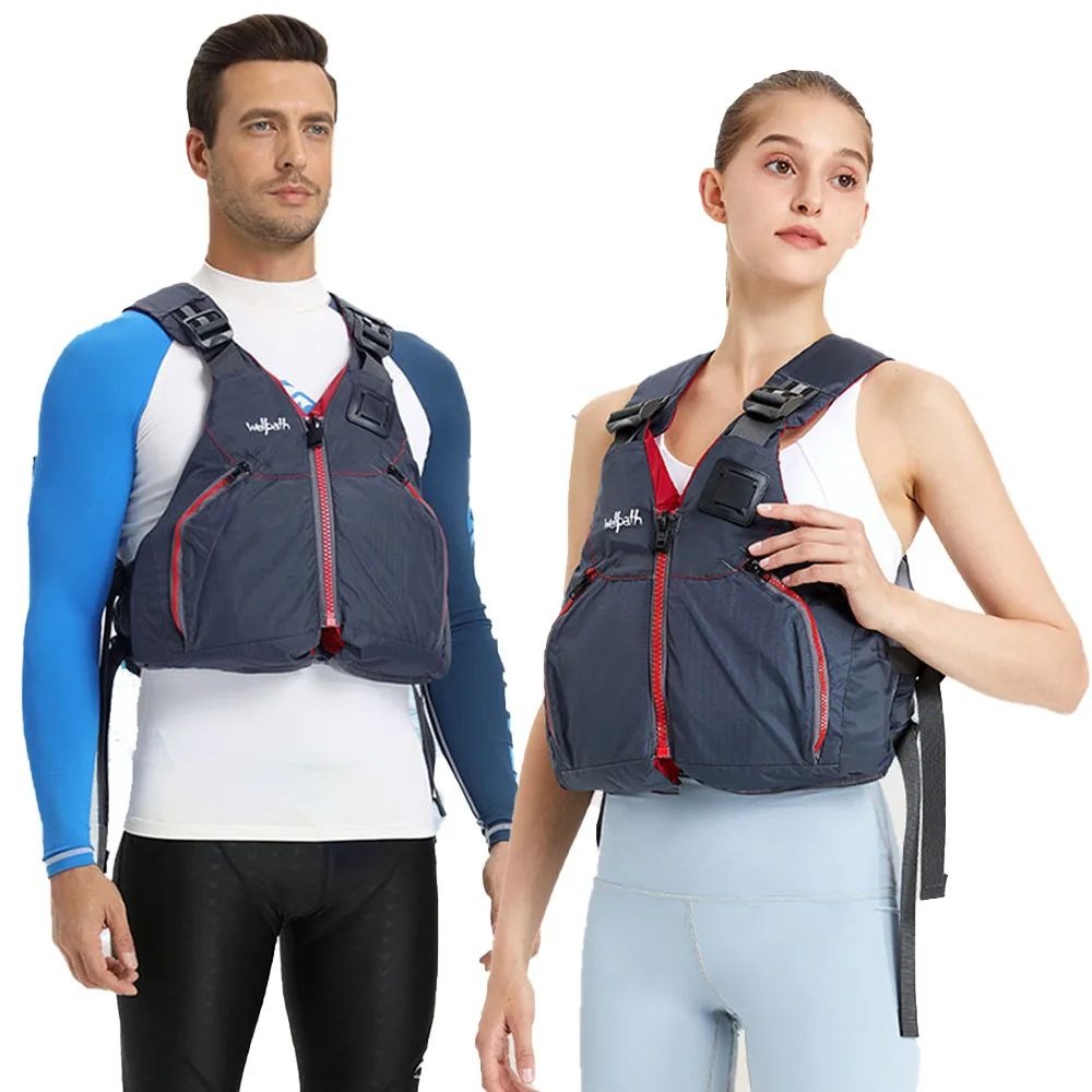 

2023 New Fashion Adult Lifejacket Portable Drifting Surfing Fishing Swimming Safety Lifejacket Water Sports Kayak Buoyancy Vest