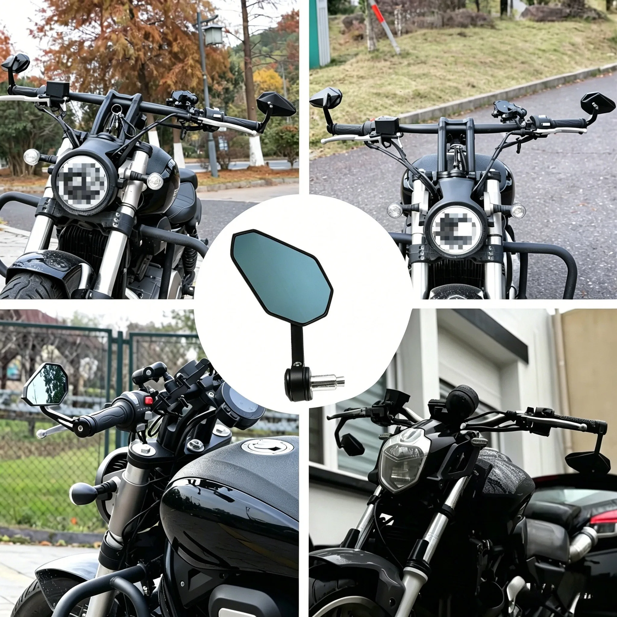 Durable 7/8 Universal Motorcycle Rear View Side Mirror Accessories