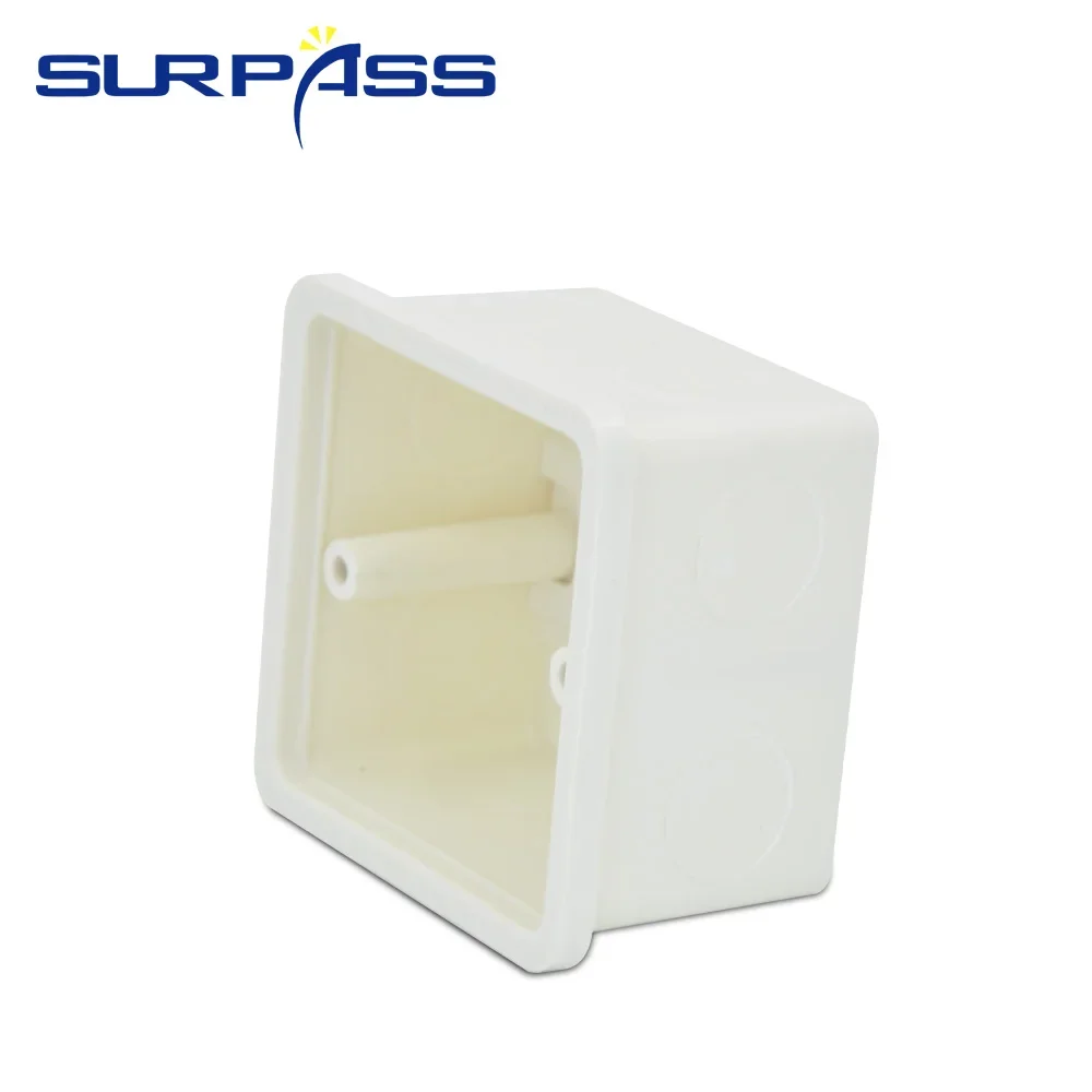 Adjustable 86 Standard Mounting Box Internal Cassette 80mmx80mmx50mm For 86 Type Switch and Wall Amplifier Music Panel Wire Box