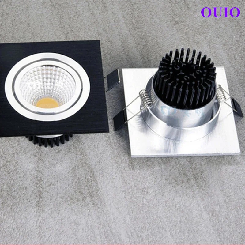 디 밍이 가능한 임베디드 LED 통 9W/12W/15W/18W/24W/30W Epistar 칩 COB 천장 조명 스포트 라이트 홈 조명에 대 한 AC85-265V