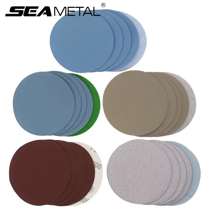 Sanding Discs Sandpaper Round Disk 15PCS 125mm Grit 1000 2000 3000 4000 5000
