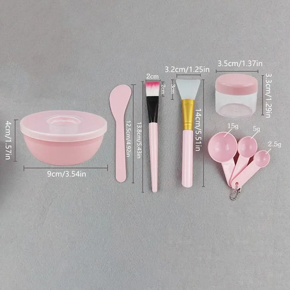 DIY Face Mask Mixing Bowl Set with Silicone Bowl and Makeup Tools