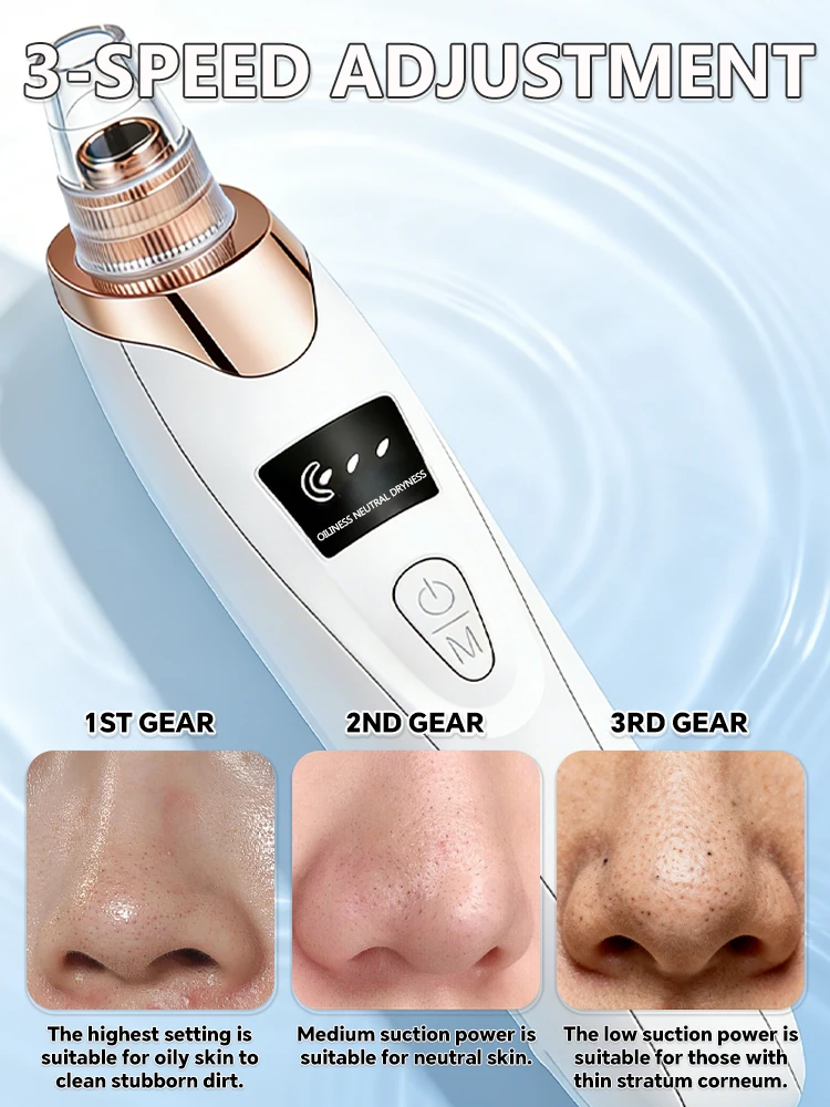 Generation-2, Removes impurities from the surface of the nose with high tech vacuum suction, say goodbye to blackheads and acne. 3