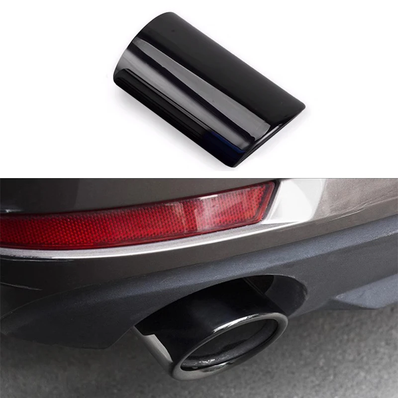 Edelstahl Auto Auspuff Schalldämpfer Rohr Spitze Abdeckung für Audi A3 8V 8P Sportback VW Golf Variant 6 POLO 6R GOLF MK7 Endrohr Auto Zubehör – Detail 7