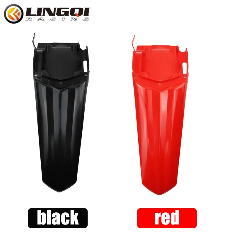 LINGQI Rear Fender Pit Dirt Bike Motorcycle Wheel Mudguard Plastic Fairing Kit for CRF 125 Body Cover Accessories