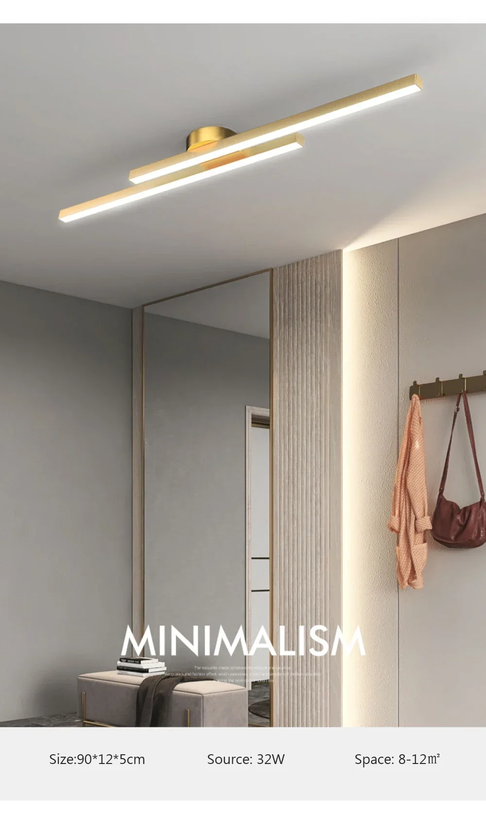 Modern LED ceiling light image 7