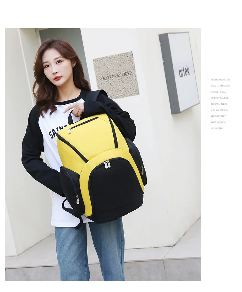 Basketball Backpack Printing Photos Sports Training Football Bag Men's Bag Custom Logo Printing Name Pattern