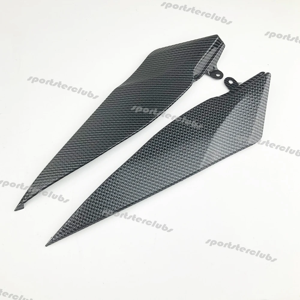 Motorcycl Carbon Fiber Look Gas Fuel Tank Side Trim Cover Panel Fairing Cowling For Yamaha YZF-R1 YZFR1 YZF R1 YZF1000 2007-2008