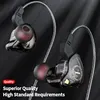 Original X2 Dynamic Wired Earphones HIFI Heavy Bass Earbuds In Ear Gaming Headphones Monitor Sport Noise Cancelling Headset Mic 2