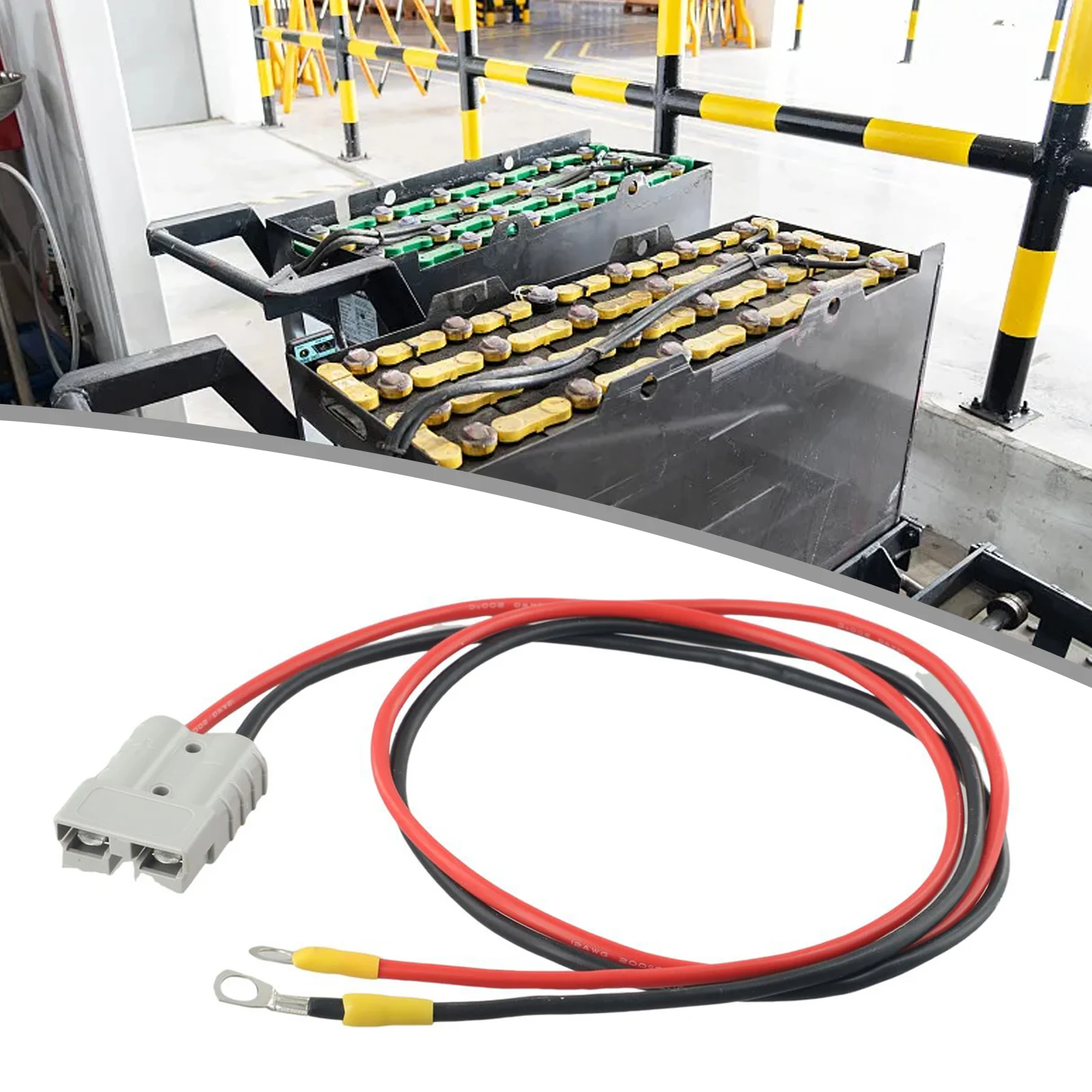 50A-Steckverbinder für Stecker-zu-Kabelschuh M8-Anschluss Batterieladekabel Elektronenstrahl-Vernetzungsmittel – Detail 32
