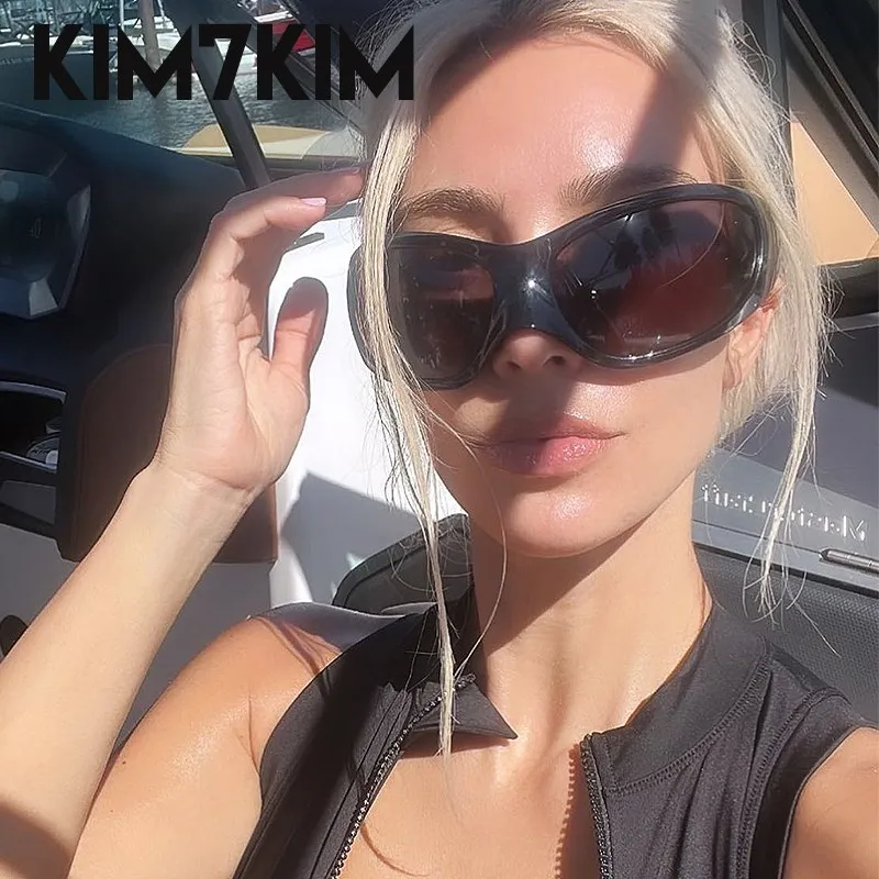 Y2K Punk Katzenaugen-Sonnenbrille für Damen und Herren 2026 Luxusmarke Trendige Sonnenbrillen Vintage Übergroße Steampunk-Brille Gafas De Sol