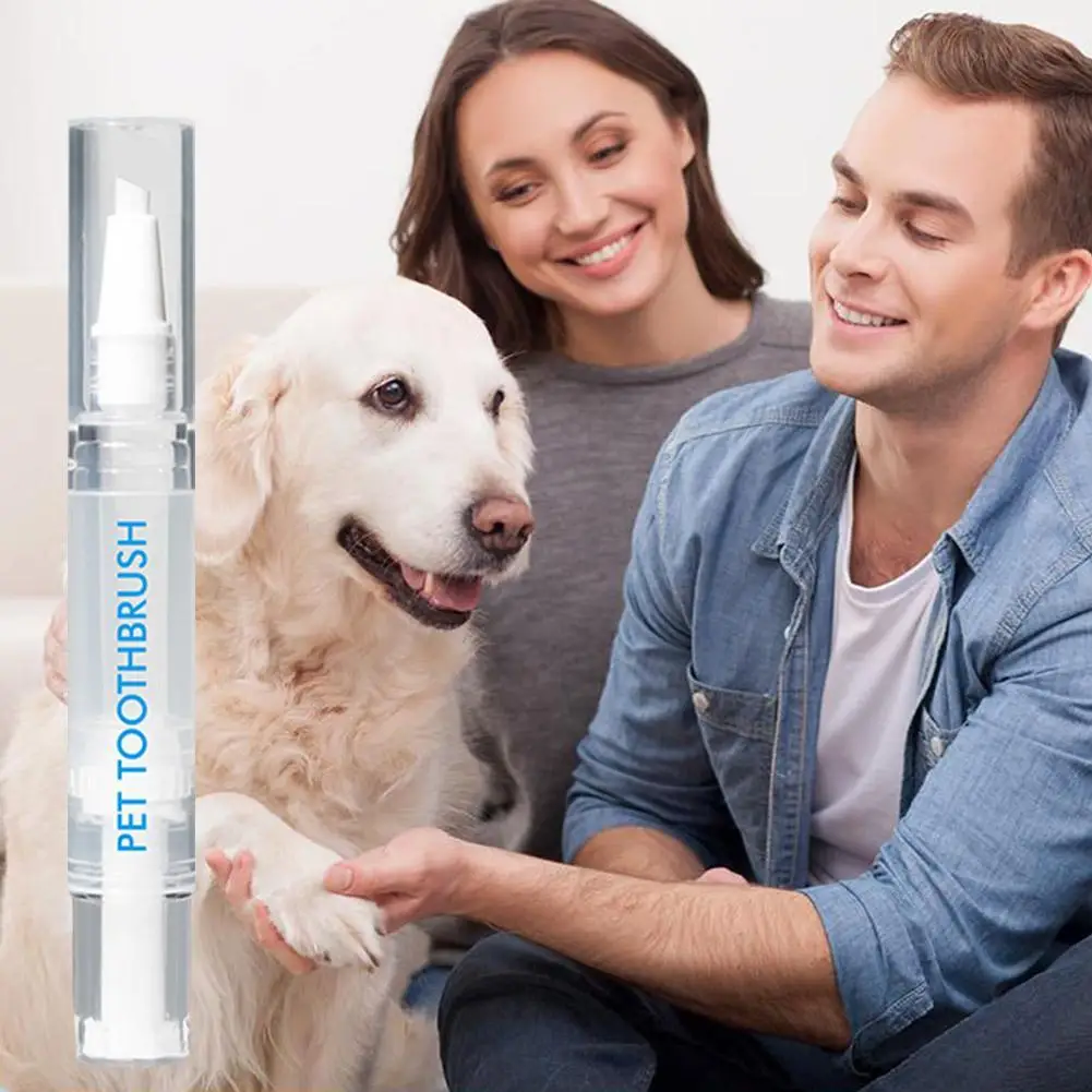 Pet Oral Repair Gel Pet Toothbrush Pen Teeth Cleaning Tool Oothbrush Toothpaste All-in-One Teeth Cleaning For Dogs And Cats